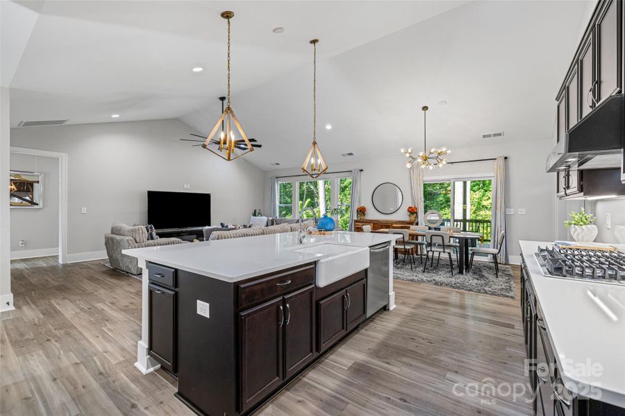 Furnished interior view inside a new home in , Clover (Image 10).