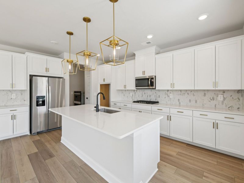 Furnished interior view inside a new home in River Pointe, Monroe (Image 5).