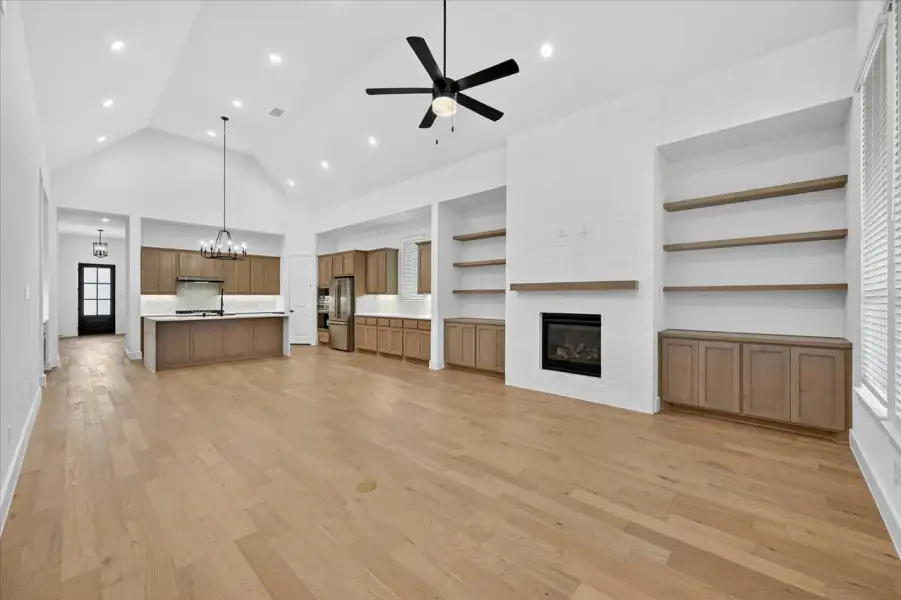 Representative Family Room/Dining Room - some options shown