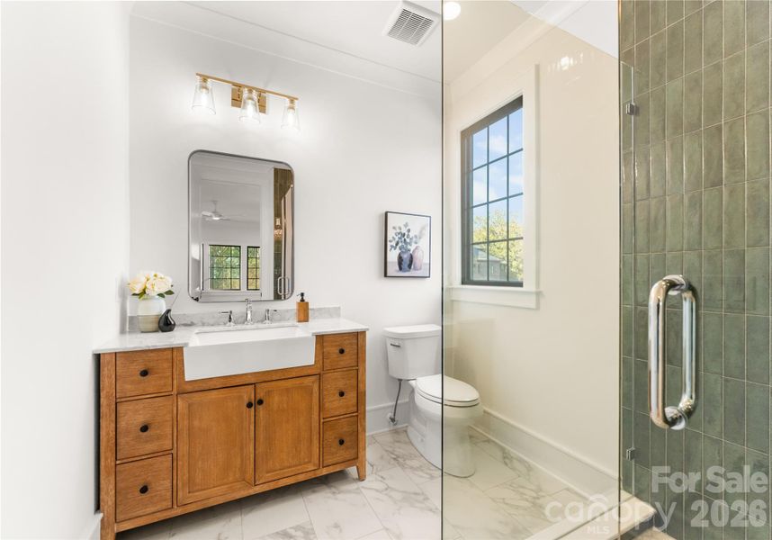 Furnished interior view inside a new home in , Charlotte (Image 12).