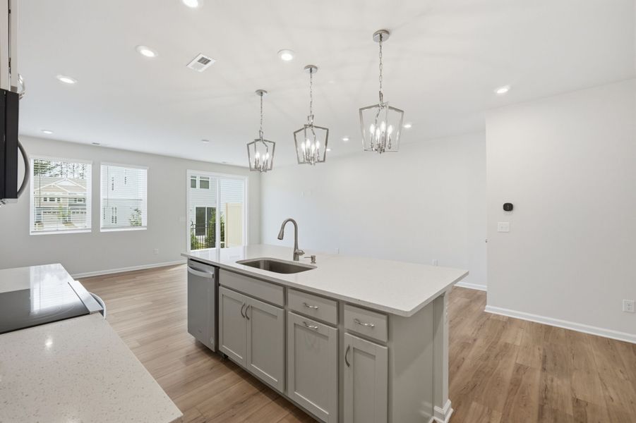 Furnished interior view inside a new home in Arbor Chase, Clover (Image 5). Furnished interior view inside a new home in Arbor Chase, Clover (Image 5).