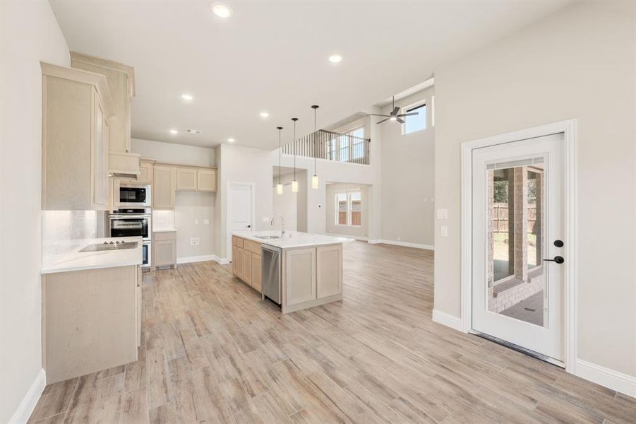 Furnished interior view inside a new home in Villages of Walnut Grove, Midlothian (Image 11). Furnished interior view inside a new home in Villages of Walnut Grove, Midlothian (Image 11).