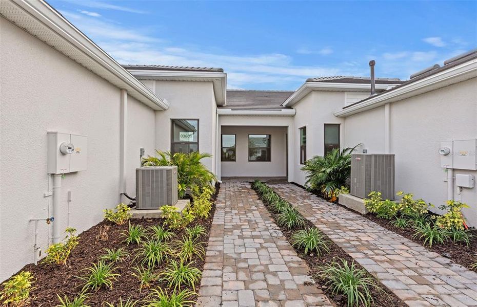 Exterior details and patio area of a home in Del Webb Catalina, Lakewood Ranch (Image 24). Exterior details and patio area of a home in Del Webb Catalina, Lakewood Ranch (Image 24).