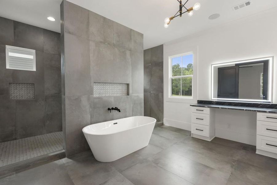 Furnished interior view inside a new home in , Buford (Image 12).
