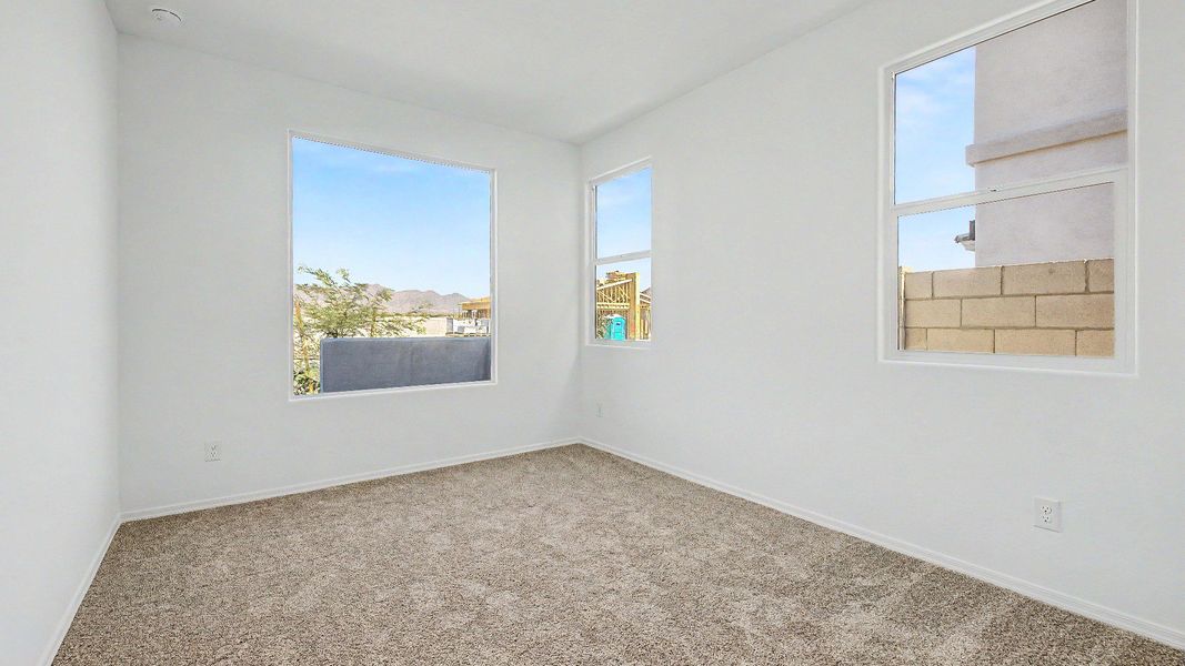 Furnished interior view inside a new home in Teravalis, Buckeye (Image 14). Furnished interior view inside a new home in Teravalis, Buckeye (Image 14).