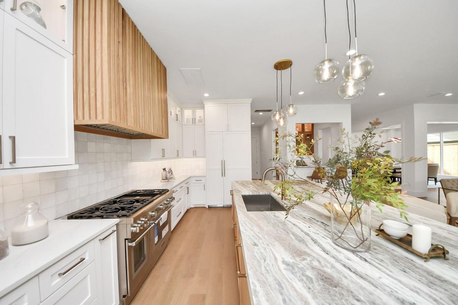 Furnished interior view inside a new home in , Houston (Image 35).