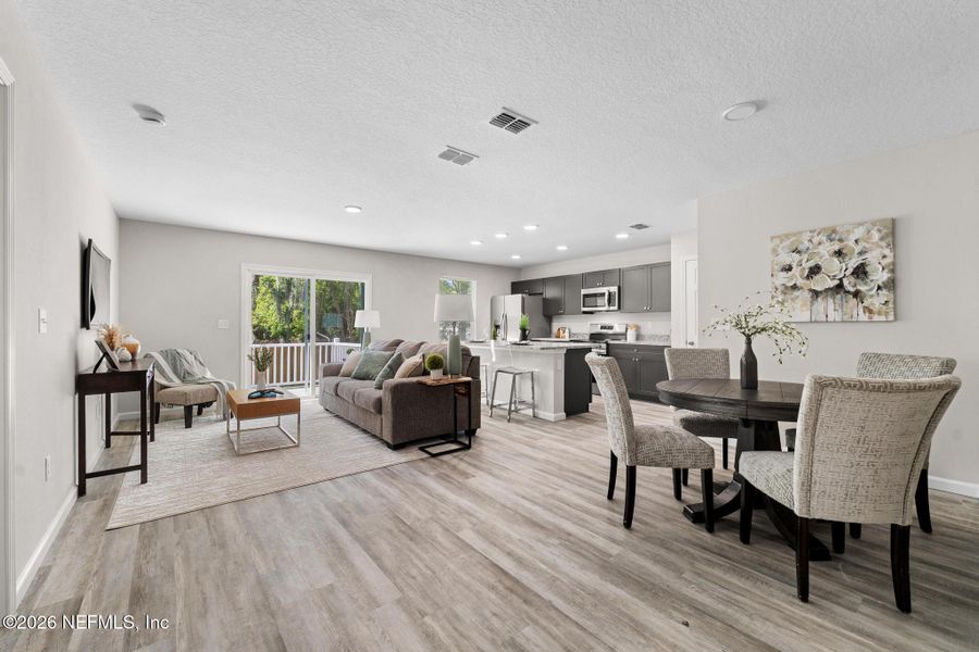 Furnished interior view inside a new home in , Jacksonville (Image 10).