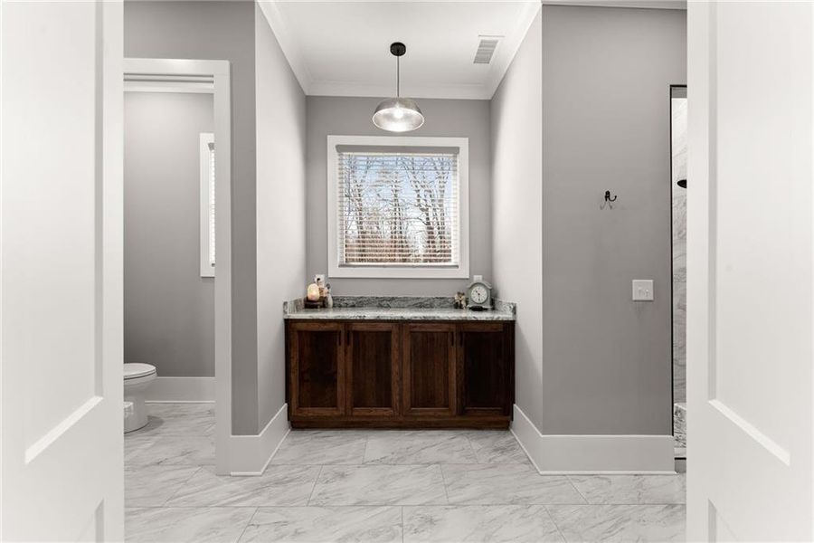 Furnished interior view inside a new home in , Cleveland (Image 43).