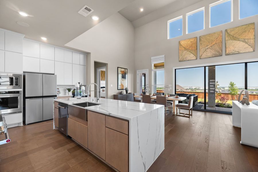 Furnished interior view inside a new home in Sweetgrass, Haslet (Image 12).