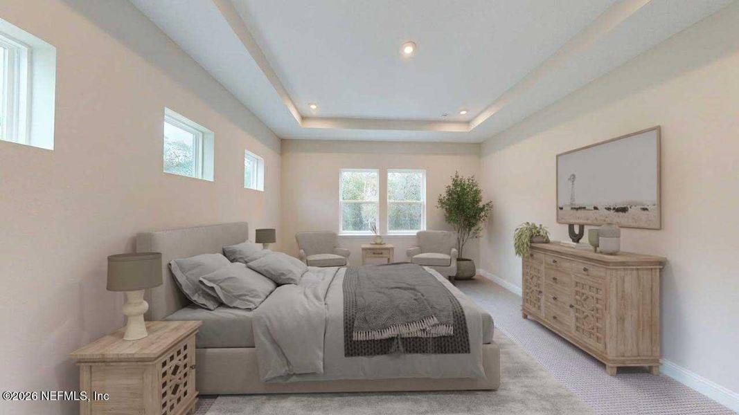 Furnished interior view inside a new home in RiverTown, St. Johns (Image 7).