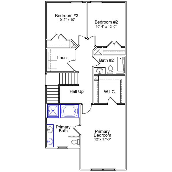 2D floor plan layout of this home in Ellington, Elgin, SC (Image 3).