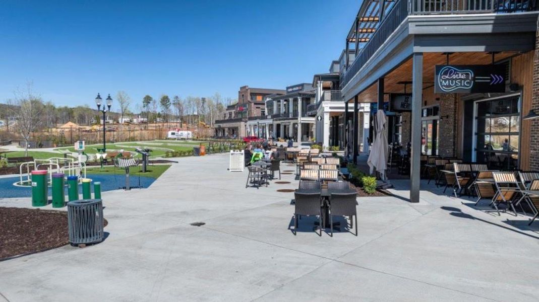 Front exterior of a new home in Haven Abbey, Cumming, GA, highlighting curb appeal (Image 23).