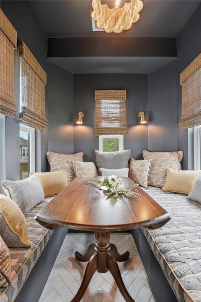 Furnished interior view inside a new home in , Galveston (Image 26).