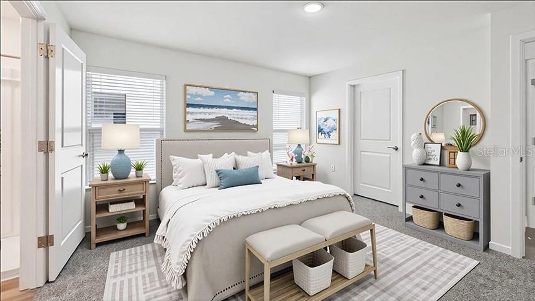 Furnished interior view inside a new home in Emerson Pointe, Ocala (Image 10).