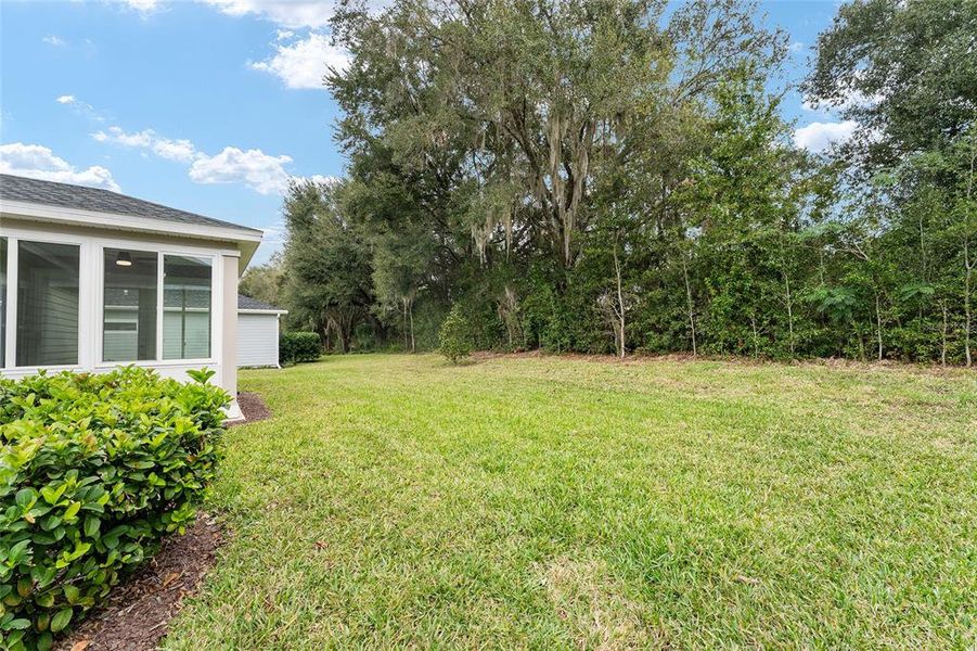 Exterior details and patio area of a home in Liberty Village: Liberty Village - Phase One, Ocala (Image 30).