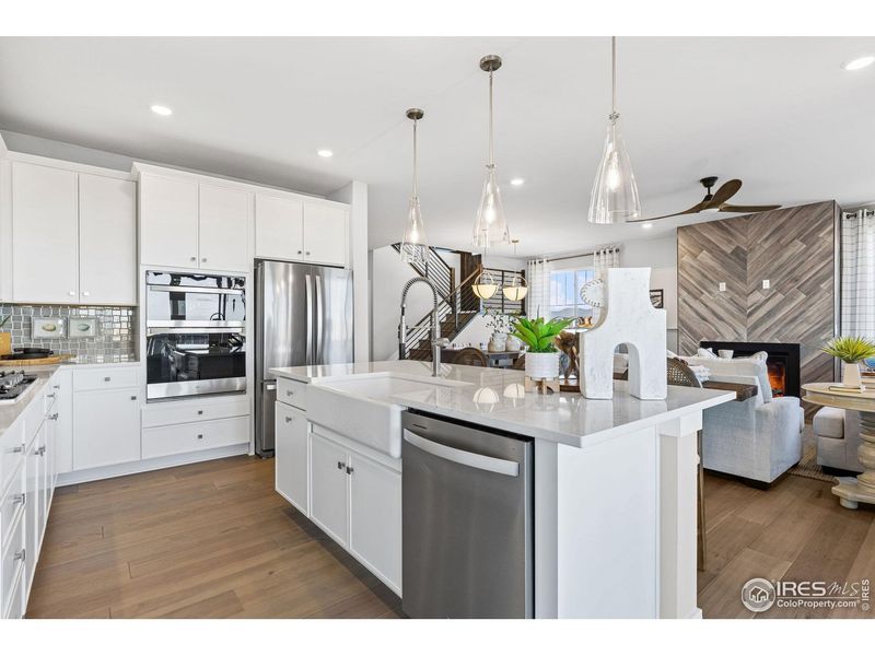 Furnished interior view inside a new home in Farmstead, Berthoud (Image 25).