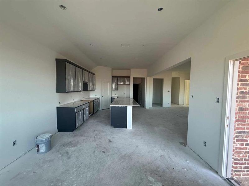 Dining Area Construction Progress