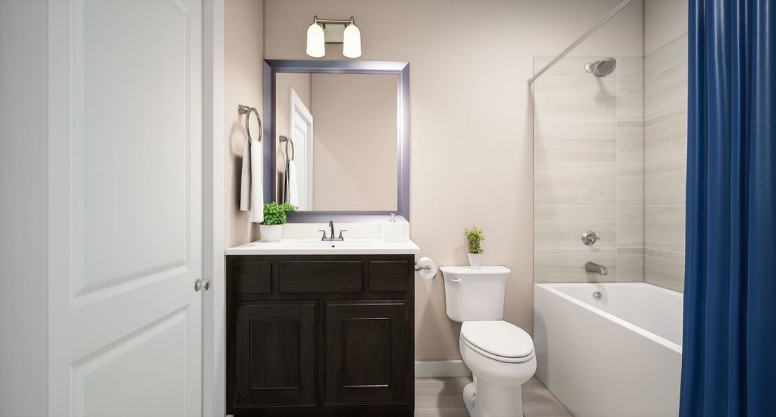 Representative furnished interior of a home built from the Mila by Tri Pointe Homes in Bridgewater, Midlothian (Image 6).