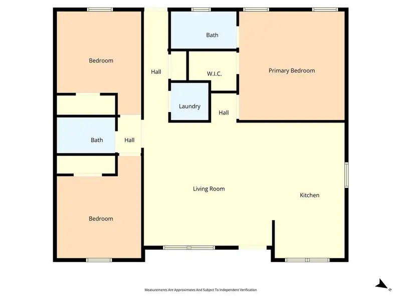 2D floor plan layout of this home in , Bellmead, TX (Image 3).