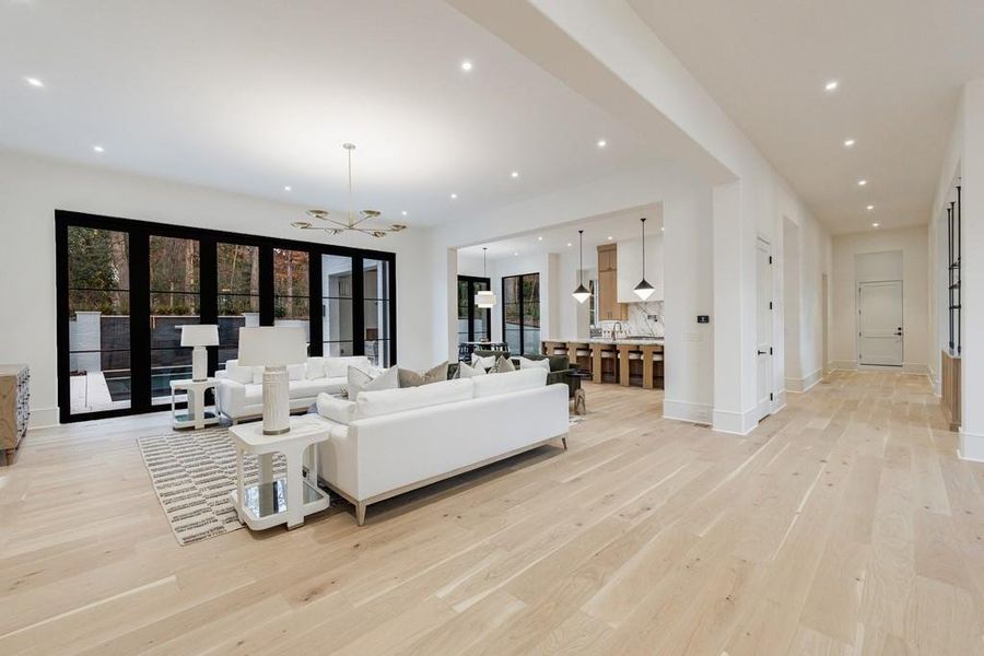 Furnished interior view inside a new home in , Atlanta (Image 86). Furnished interior view inside a new home in , Atlanta (Image 86).