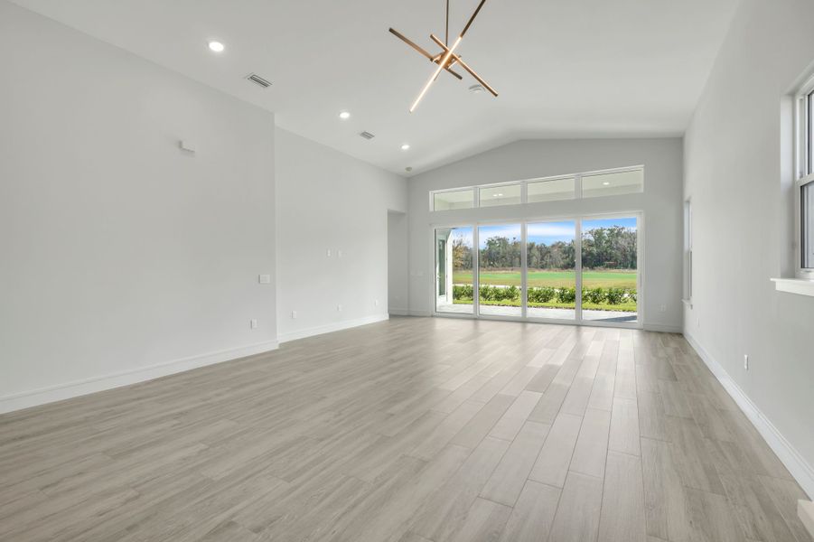 Representative unfurnished interior of a home built from the Marbella by ABD Development in Hampton Green at Providence, Davenport (Image 23).
