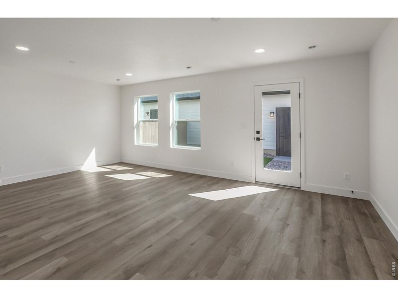 Spacious, unfurnished interior of a new home in Prairie Song Story Collection - Single Family Homes, Windsor (Image 28).