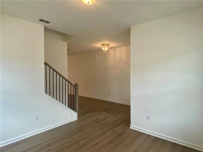 Spacious, unfurnished interior of a new home in Eastlyn Crossing, Flowery Branch (Image 14). Spacious, unfurnished interior of a new home in Eastlyn Crossing, Flowery Branch (Image 14).