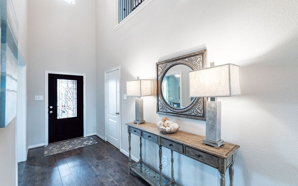 Representative furnished interior of a home built from the Snowmass by CastleRock Communities in Sanctuary, Salado (Image 4).