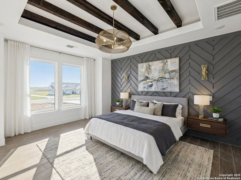 Furnished interior view inside a new home in , Floresville (Image 29).