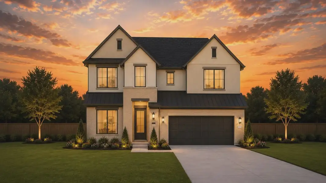 Representative exterior photo of a completed home built from the Dayton by Chesmar Homes in Parkside on the River, Georgetown, TX (Image 1). Representative exterior photo of a completed home built from the Dayton by Chesmar Homes in Parkside on the River, Georgetown, TX (Image 1).
