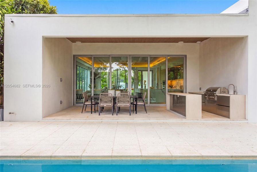 Exterior details and patio area of a home in , Miami Springs (Image 21). Exterior details and patio area of a home in , Miami Springs (Image 21).