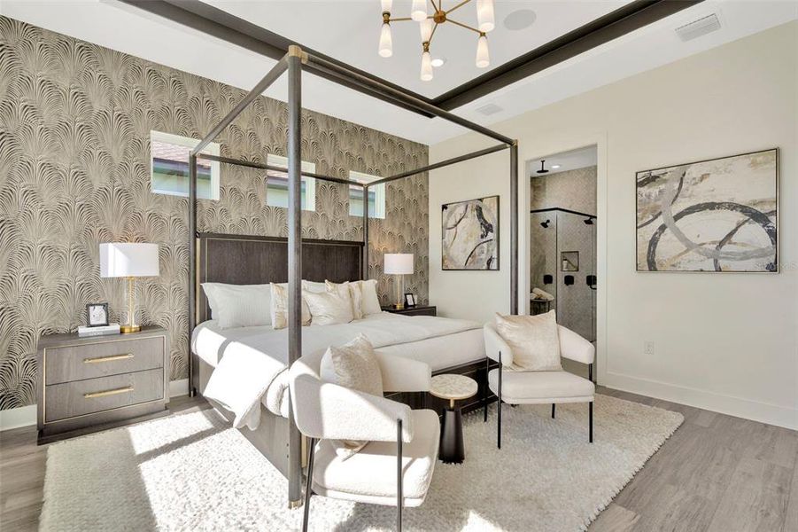 Furnished interior view inside a new home in Biscayne Landing at Seaire, Parrish (Image 26).