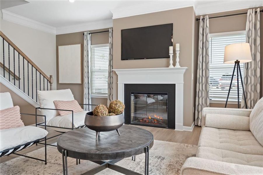 Furnished interior view inside a new home in Hawks View, Ringgold (Image 18).