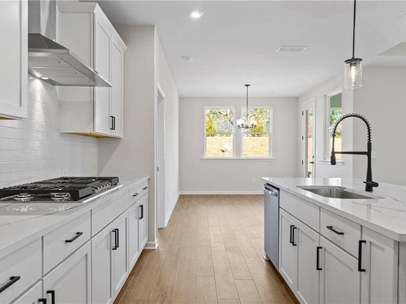 Furnished interior view inside a new home in Kelly Preserve, Loganville (Image 7).