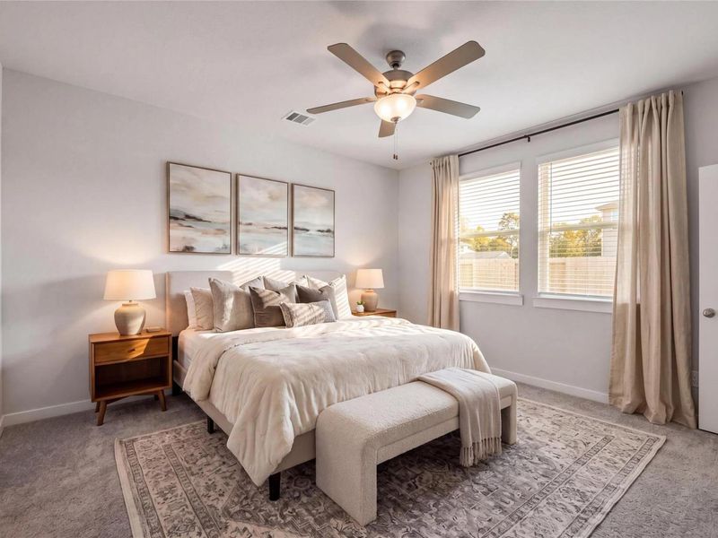 Furnished interior view inside a new home in Liberty Estates, Cleveland (Image 14).