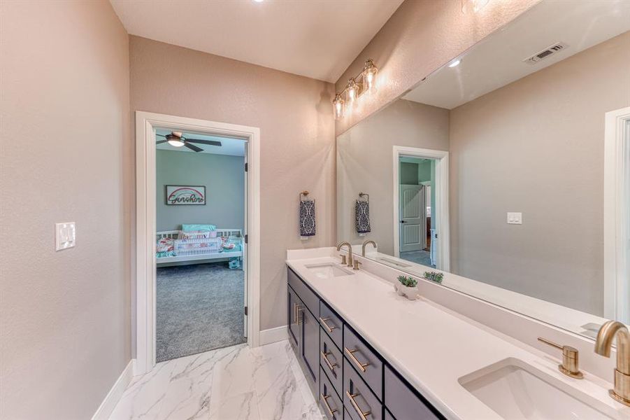 Furnished interior view inside a new home in , Weatherford (Image 28).