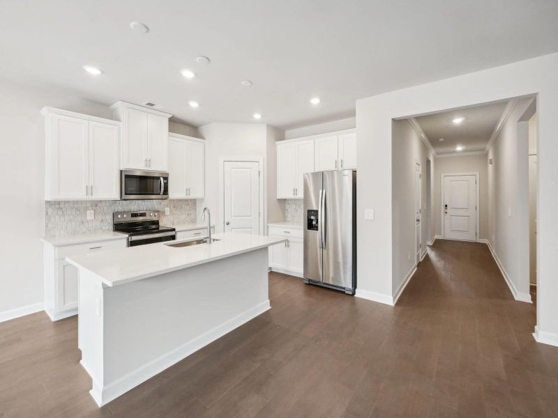Furnished interior view inside a new home in Harper Landing, Stanley (Image 9).
