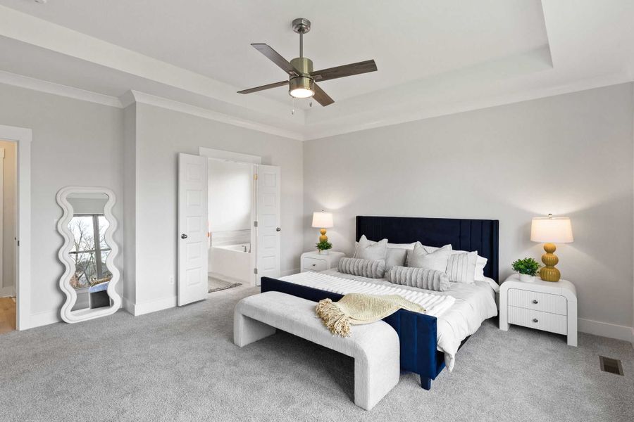 Furnished interior view inside a new home in , Gallatin (Image 6).
