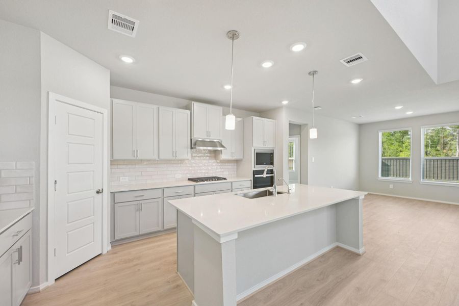 Furnished interior view inside a new home in Riviera Pines - Classic Series, Huffman (Image 15).