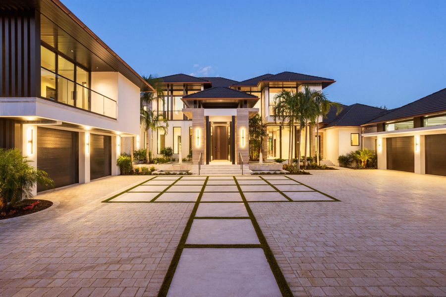 Front exterior of a new home in , Jupiter, FL, highlighting curb appeal (Image 39).