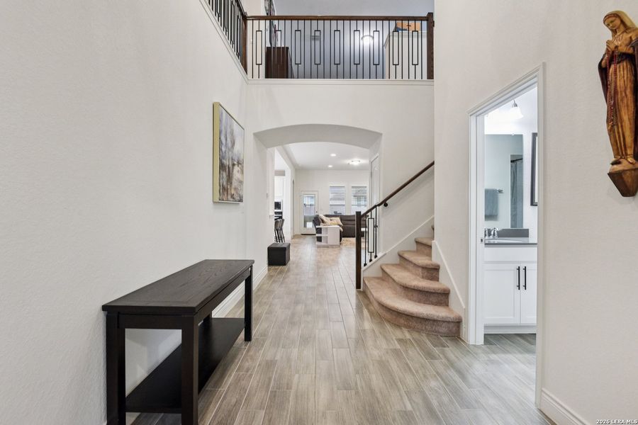Furnished interior view inside a new home in Davis Ranch, San Antonio (Image 32).