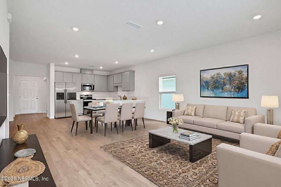Furnished interior view inside a new home in Bellbrooke, Jacksonville (Image 9).