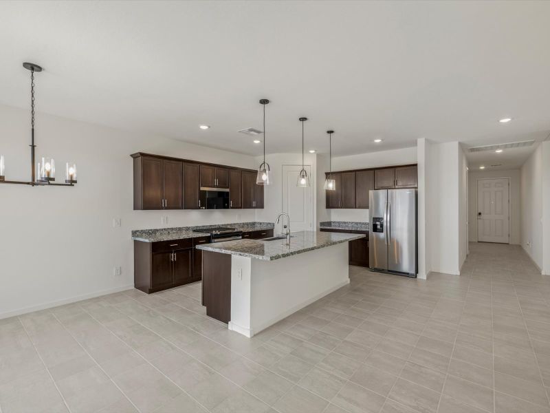 Furnished interior view inside a new home in Meritage Homes by Teravalis - Reserve Series, Buckeye (Image 3).