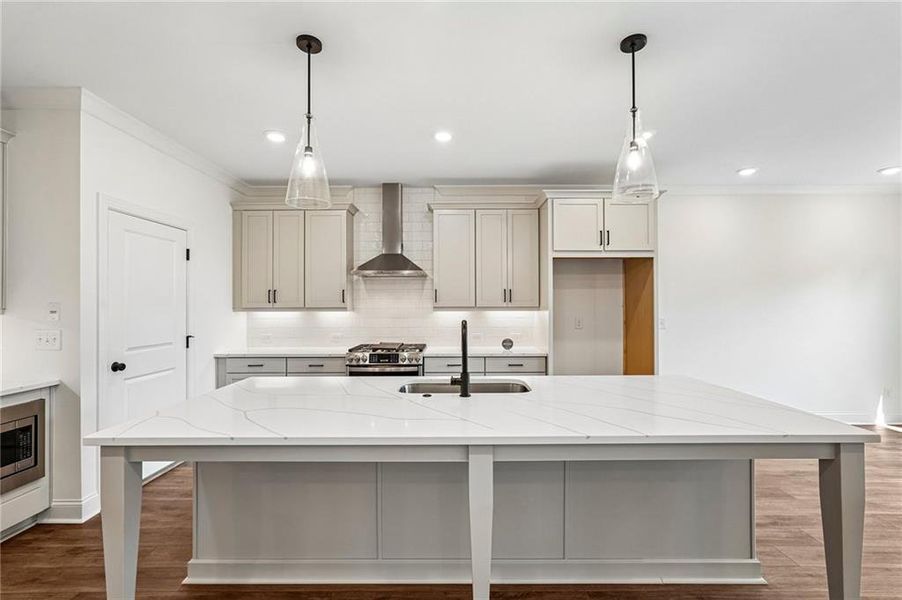 Furnished interior view inside a new home in Millcroft Townhomes, Buford (Image 37).