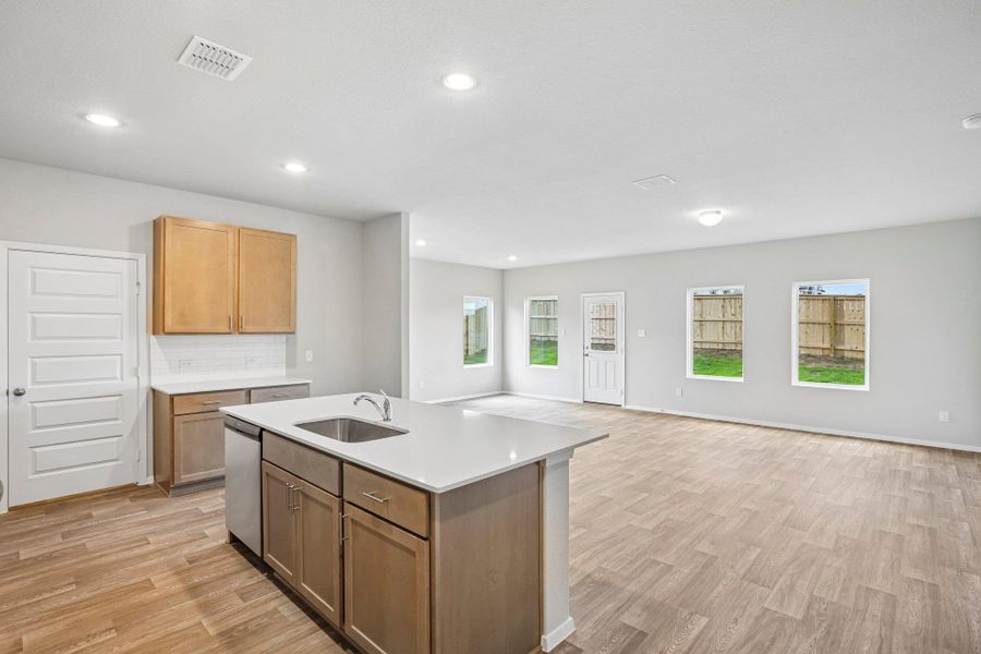 Furnished interior view inside a new home in Cloverleaf, Austin (Image 11).
