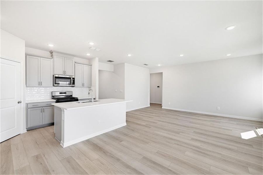 Furnished interior view inside a new home in , Fairburn (Image 12).