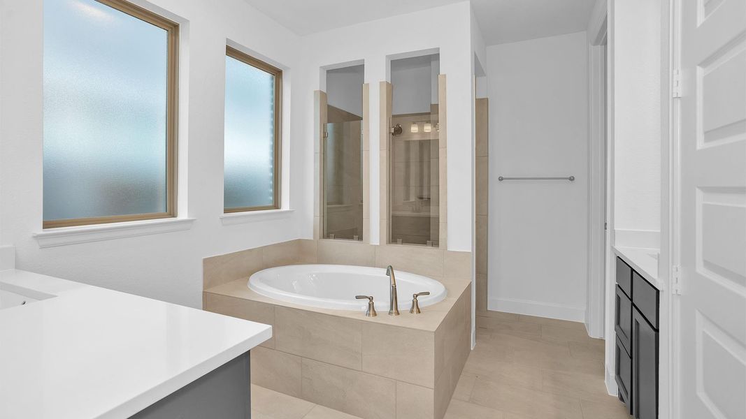 Furnished interior view inside a new home in Valencia 45', Manvel (Image 6). Furnished interior view inside a new home in Valencia 45', Manvel (Image 6).