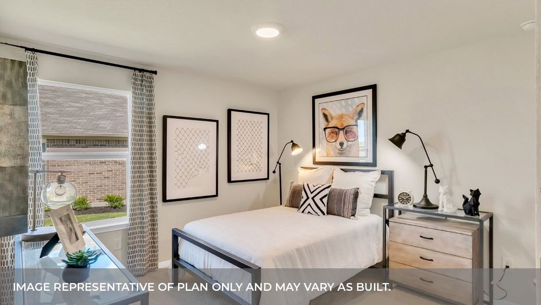 Furnished interior view inside a new home in Bar W Ranch, Leander (Image 8).