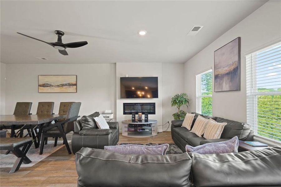 Furnished interior view inside a new home in The Enclave at Dial Farm Phase III, Walnut Grove (Image 28).