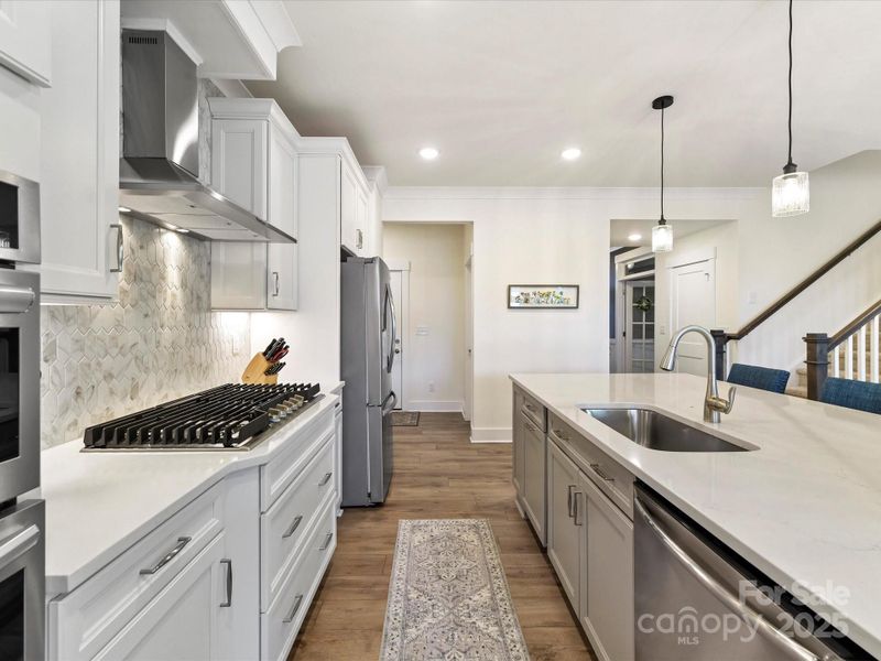 Furnished interior view inside a new home in , Mooresville (Image 32).